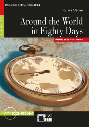 Around the World in 80 days. Buch + CD-ROM de Jules Verne