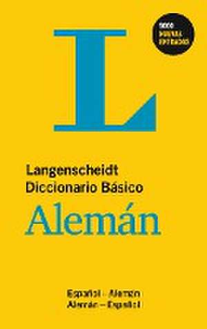 Langenscheidt Diccionario Básico Alemán de Redaktion Langenscheidt