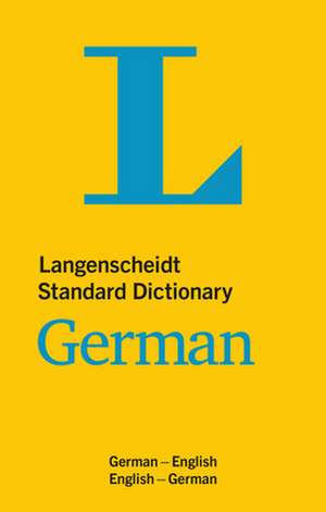 Langenscheidt Standard Dictionary German de Redaktion Langenscheidt