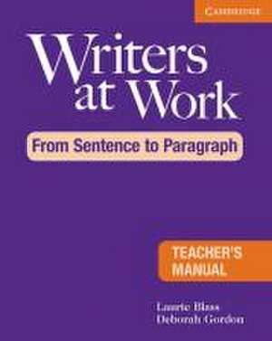 Writers at Work de Laurie Blass