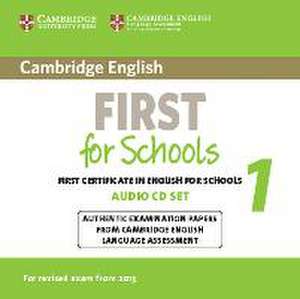 Cambridge English First for Schools 1 for updated exam. Audio CDs (2)