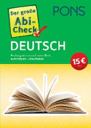 PONS Der große Abi-Check Deutsch