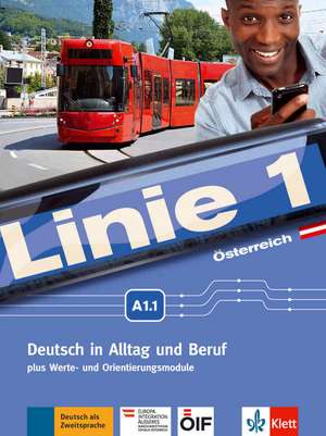 Linie 1 A1.1. Kurs- und Übungsbuch mit DVD-ROM. Ausgabe für Österreich. de Susan Kaufmann