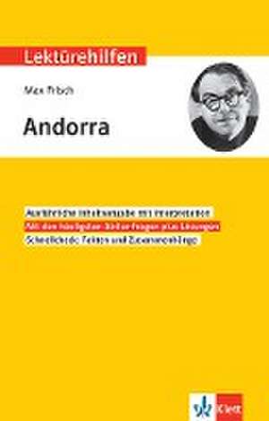 Lektürehilfen Max Frisch, Andorra