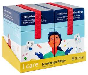 I care Lernkarten Pflege - Set (im Schuber) de Walter Anton