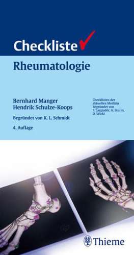 Checkliste Rheumatologie de Bernhard Manger