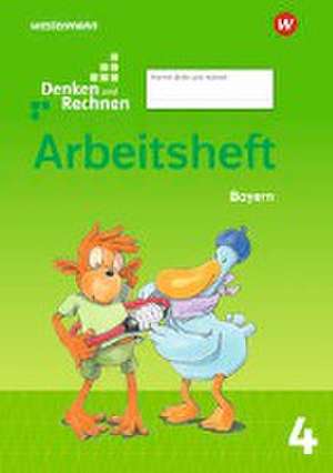 Denken und Rechnen 4. Arbeitsheft. Für Grundschulen in Bayern de Angelika Elsner