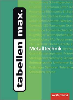 tabellen max. Metalltechnik de Michael Dzieia