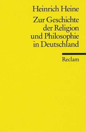 Zur Geschichte der Religion und Philosophie in Deutschland de Jürgen Ferner