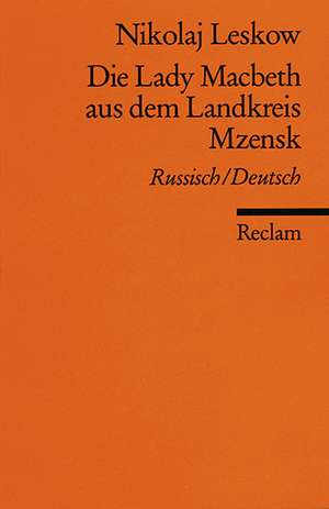 Die Lady Macbeth aus dem Landkreis Mzensk de Bodo Zelinsky