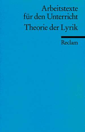 Theorie der Lyrik de Ludwig Völker