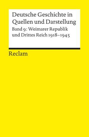 Deutsche Geschichte 9 in Quellen und Darstellung de Heinz Hürten