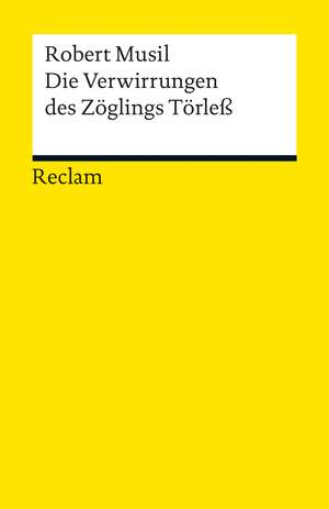 Die Verwirrungen des Zöglings Törleß de Robert Musil