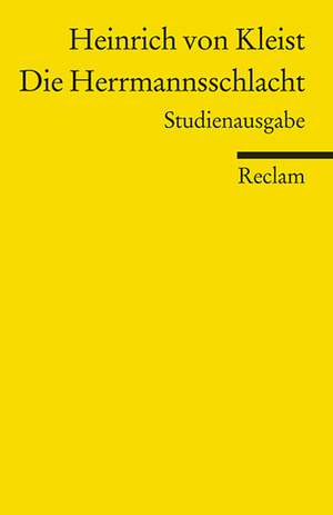 Die Herrmannsschlacht de Heinrich von Kleist