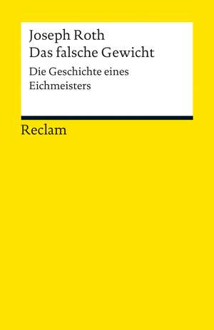 Das falsche Gewicht de Joseph Roth