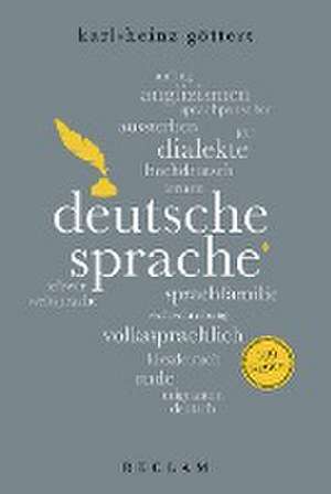 Deutsche Sprache. 100 Seiten de Karl-Heinz Göttert