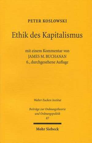 Ethik Des Kapitalismus: Band 1/2 de James M. Buchanan