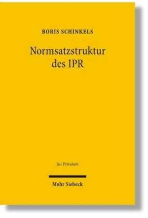 Normsatzstruktur des IPR de Boris Schinkels