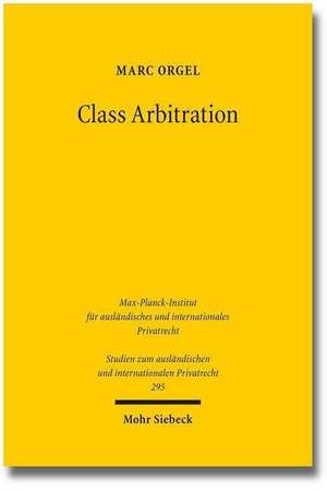 Class Arbitration de Marc Orgel