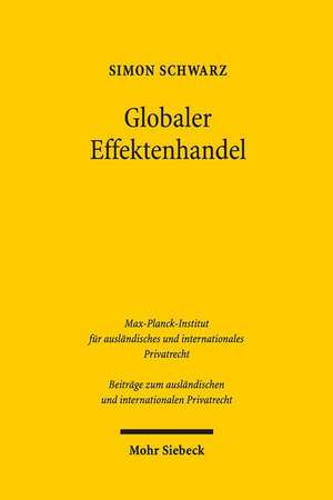 Globaler Effektenhandel de Simon Schwarz