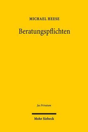 Beratungspflichten de Michael Heese