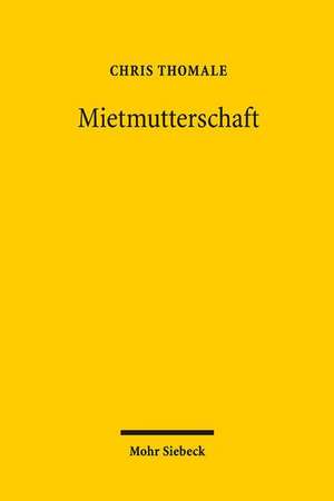 Mietmutterschaft de Chris Thomale