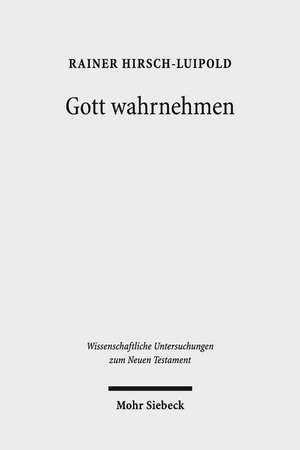 Gott Wahrnehmen de Rainer Hirsch-Luipold