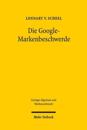 Die Google-Markenbeschwerde de Lennart von Scheel