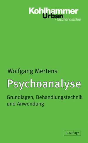 Psychoanalyse de Wolfgang Mertens