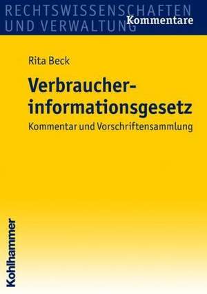 Verbraucherinformationsgesetz de Rita Beck