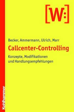 Callcenter-Controlling de Jens Christian Ammermann