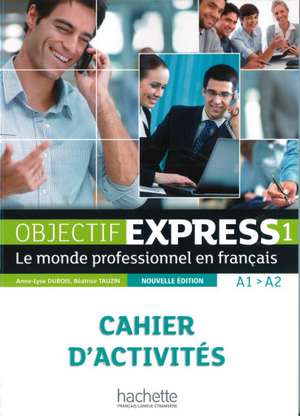 Objectif Express 01. Cahier d'activités de Anne-Lyse Dubois