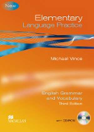 Elementary Language Practice. Student's Book with CD-ROM and key de Michael Vince