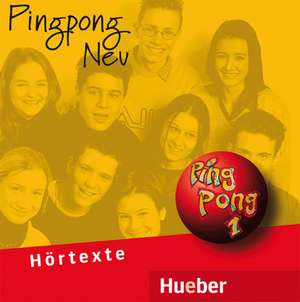 Pingpong neu 1. 2 CDs. Dialoge, Hörverstehenstexte und Lieder