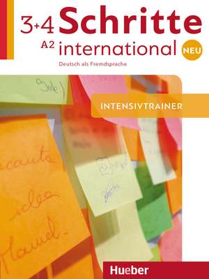 Schritte international Neu 3+4. Intensivtrainer mit Audio-CD de Daniela Niebisch