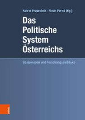 Das Politische System Österreichs de Katrin Praprotnik