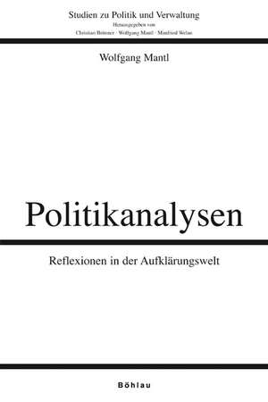 Politikanalysen de Wolfgang Mantl