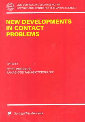 New Developments in Contact Problems de Peter Wriggers