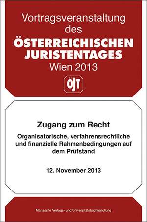 Österreichischer Juristentag - Zugang zum Recht