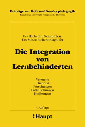 Die Integration von Lernbehinderten