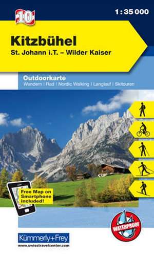 KuF Österreich Outdoorkarte 10 Kitzbühel 1 : 35 000