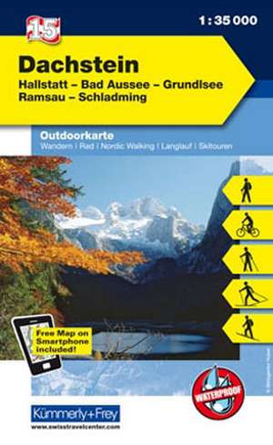 KuF Österreich Outdoorkarte 15 Dachstein 1 : 35 000