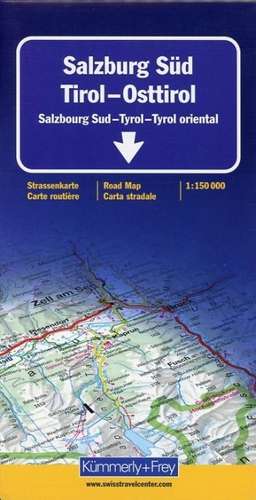 KuF Österreich 05 Salzburg Süd, Tirol, Osttirol 1 : 150 000