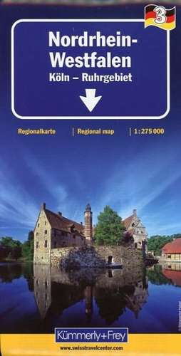 KuF Deutschland Regionalkarte 03 Nordrhein-Westfalen 1 : 275 000