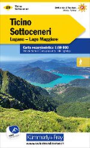 KuF Schweiz Wanderkarte 29 Tessin Süd - Sottoceneri 1 : 60 000