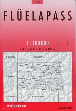 Swisstopo 1 : 100 000 Flüelapass