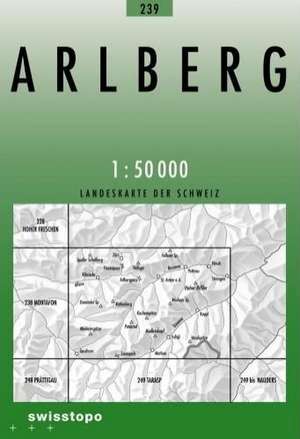 Swisstopo 1 : 50 000 Arlberg