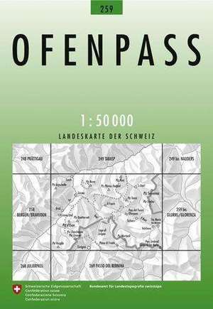 Swisstopo 1 : 50 000 Ofenpass