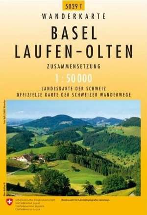 Swisstopo 1 : 50 000 Basel Laufen Olten