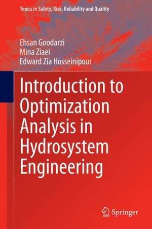 Introduction to Optimization Analysis in Hydrosystem Engineering de Ehsan Goodarzi